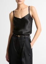 Satin V-Neck Camisole - US 4221