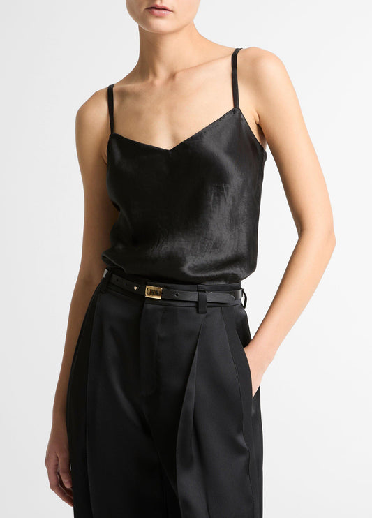 Satin V-Neck Camisole - US 4221