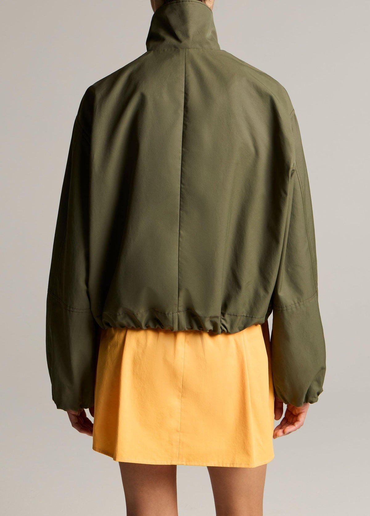 Sculpted Cotton-Blend Parachute Jacket - US 5734