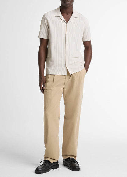 Seersucker Stripe Stretch-Cotton Cabana Shirt - US 3572