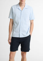 Seersucker Stripe Stretch-Cotton Cabana Shirt - US 7710