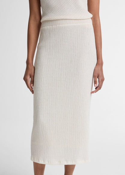 Shadow Grid Midi Skirt - US 5696