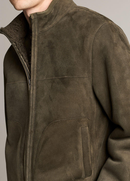 Shearling Funnel-Neck Jacket - US 3387