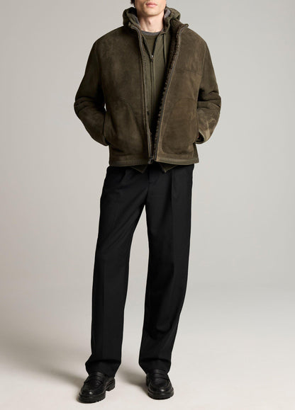 Shearling Funnel-Neck Jacket - US 3387