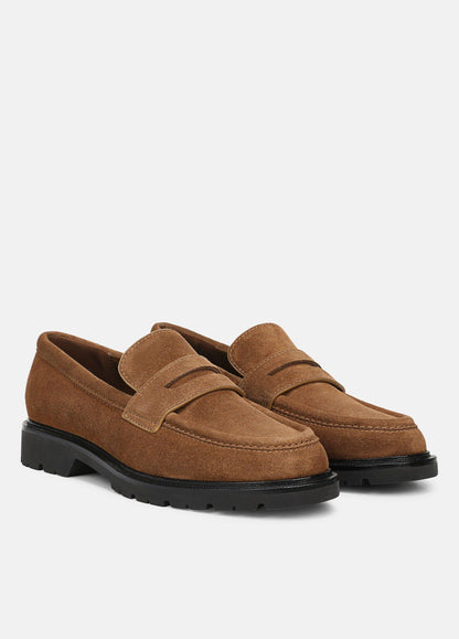 Siena Suede Lug-Sole Loafer - US 7587
