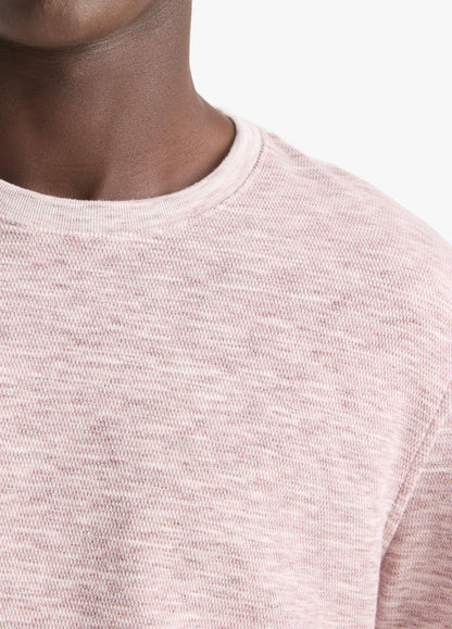 Space-Dye Cotton-Blend Long-Sleeve T-Shirt - US 2051