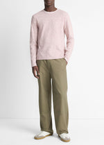 Space-Dye Cotton-Blend Long-Sleeve T-Shirt - US 2051
