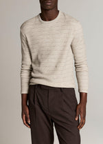 Space-Dye Cotton-Blend Thermal Long-Sleeve T-Shirt - US 2538