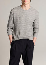 Space-Dye Cotton-Blend Thermal Long-Sleeve T-Shirt - US 5394