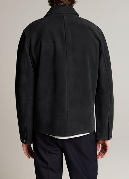Split Suede Coaches Jacket - US 6675