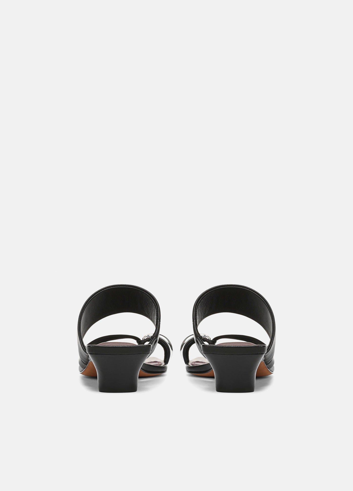 Stacy Leather Heeled Toe-Ring Sandal - US 8595