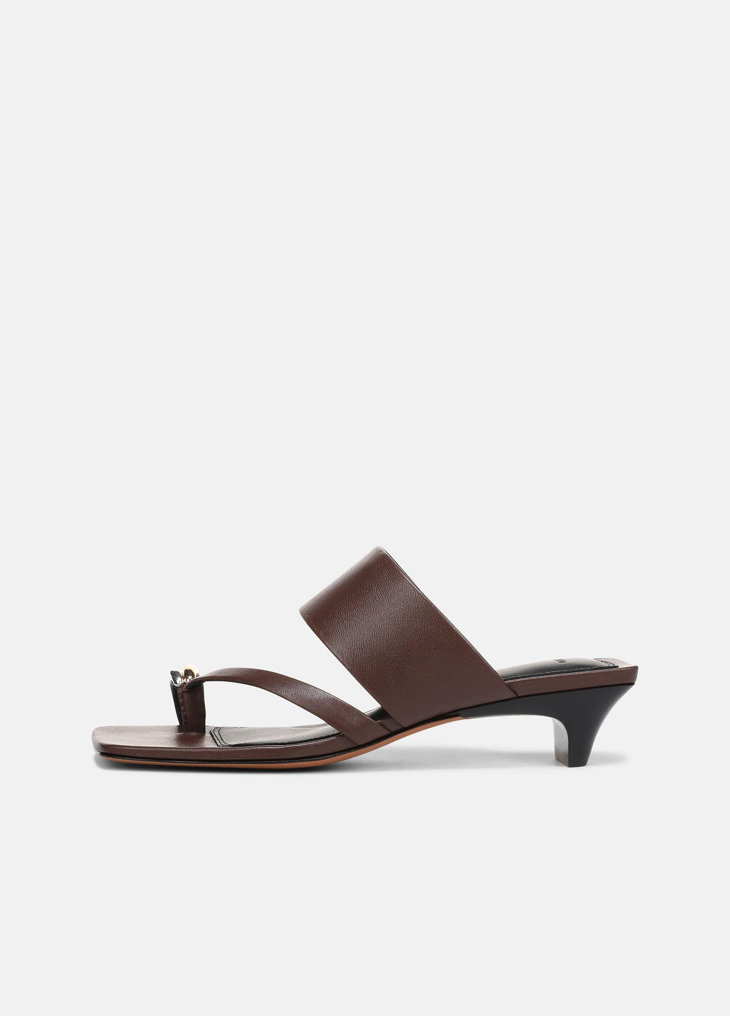 Stacy Leather Heeled Toe-Ring Sandal - US 5274