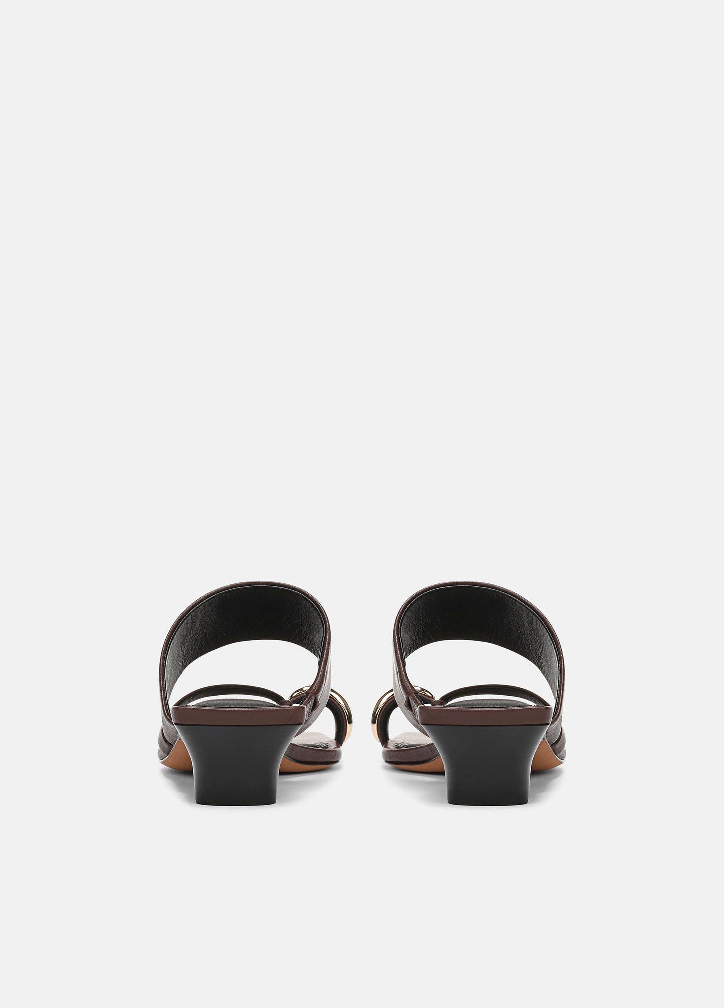 Stacy Leather Heeled Toe-Ring Sandal - US 5274
