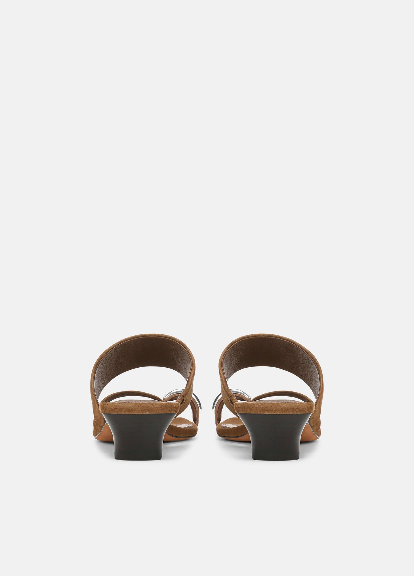 Stacy Suede Heeled Toe-Ring Sandal - US 2960
