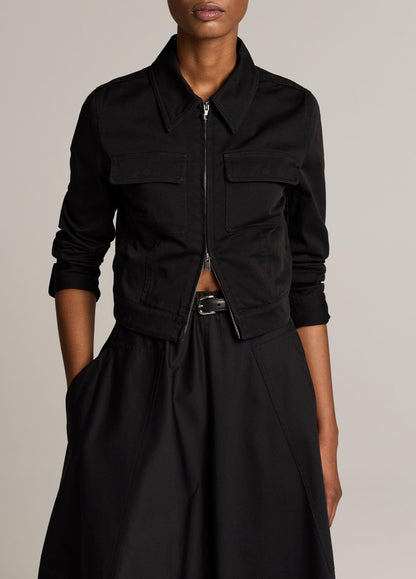 Stretch-Cotton Twill Shrunken Jacket - US 3868