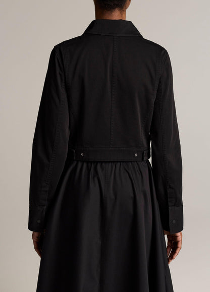 Stretch-Cotton Twill Shrunken Jacket - US 3868