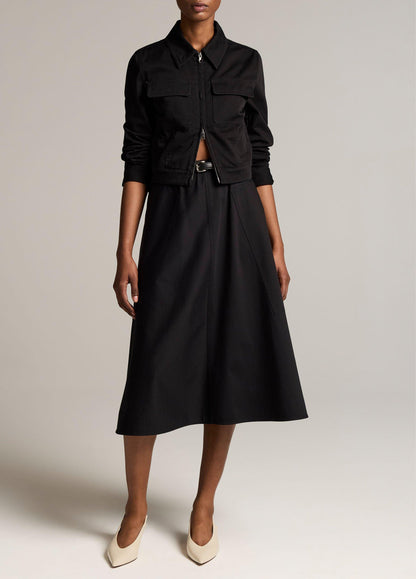 Stretch-Cotton Twill Shrunken Jacket - US 3868
