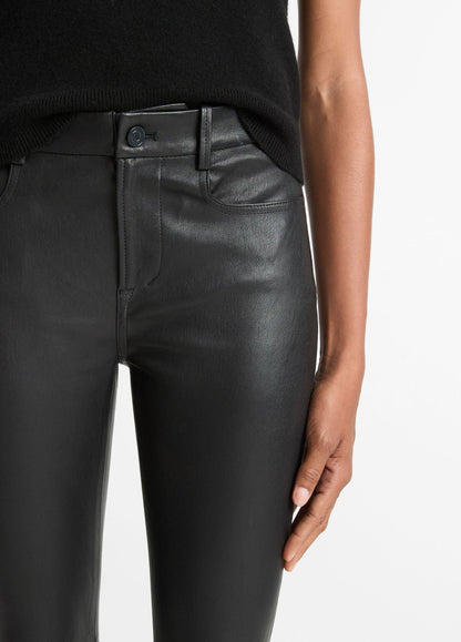 Stretch Leather Boot-Cut Pant - US 5118
