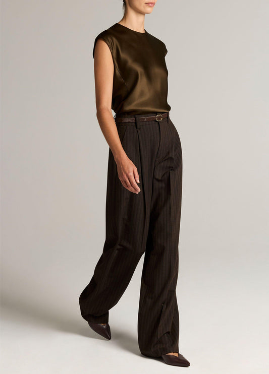 Striped High-Waist Wide-Leg Trouser - US 5603