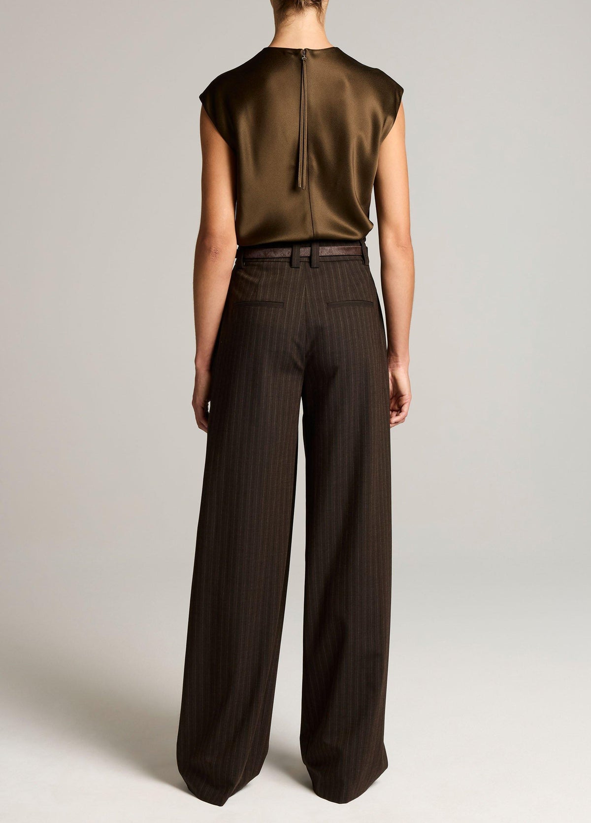 Striped High-Waist Wide-Leg Trouser - US 5603