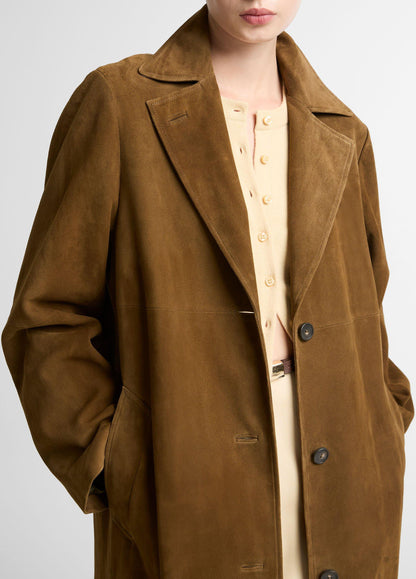 Suede Long Coat - US 0680