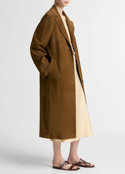 Suede Long Coat - US 0680