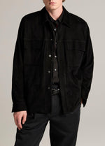 Suede Shirt Jacket - US 9536