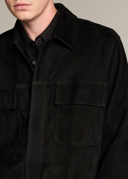 Suede Shirt Jacket - US 9536