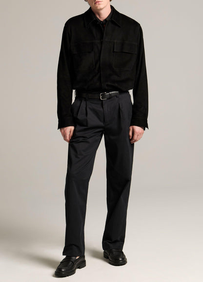Suede Shirt Jacket - US 9536
