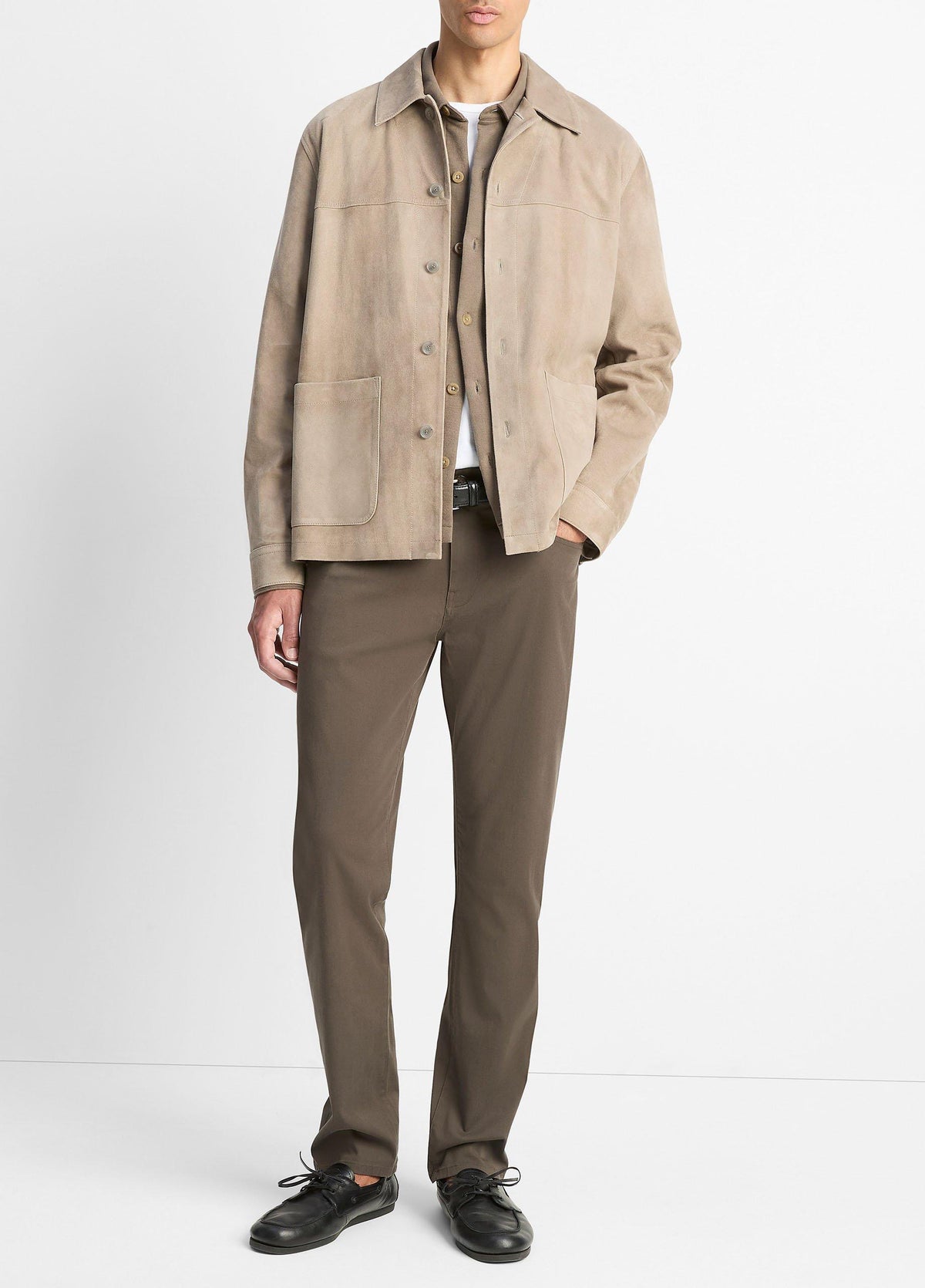 Suede Shirt Jacket - US 2203
