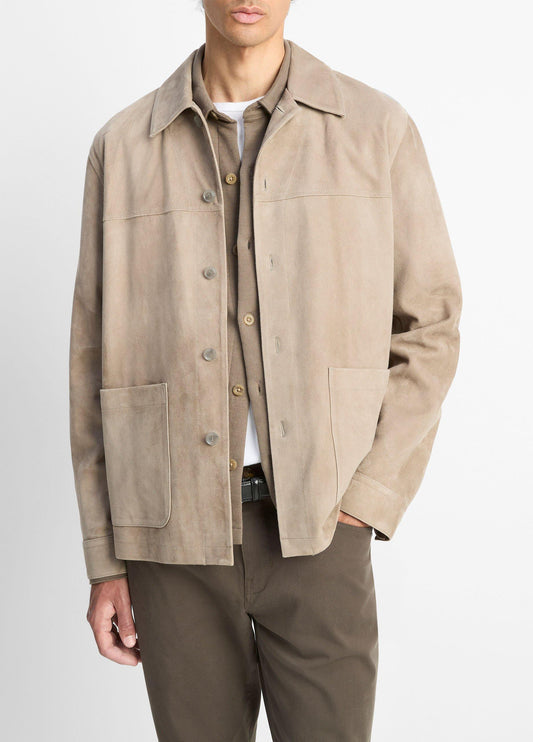 Suede Shirt Jacket - US 2203