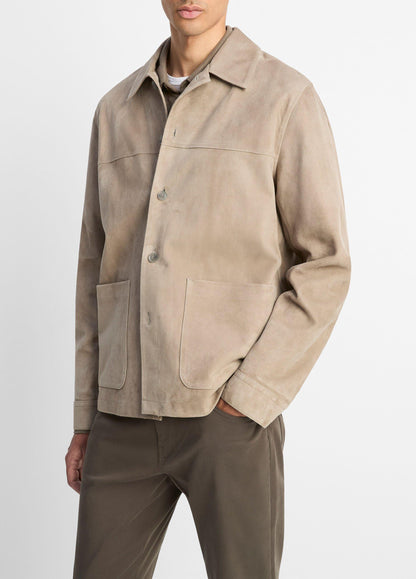 Suede Shirt Jacket - US 2203