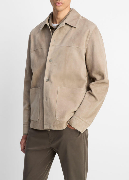 Suede Shirt Jacket - US 2203