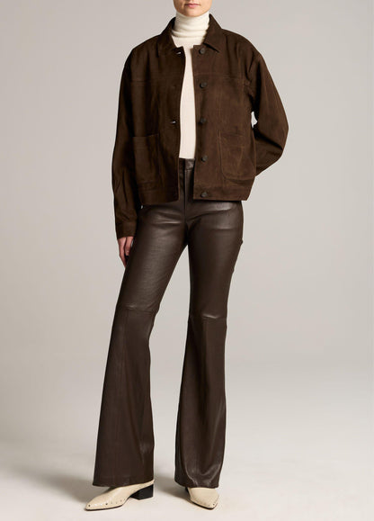 Suede Trucker Jacket - US 6377