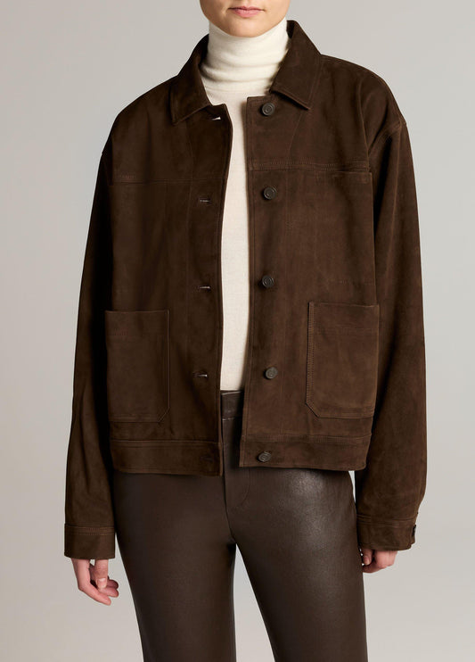 Suede Trucker Jacket - US 6377