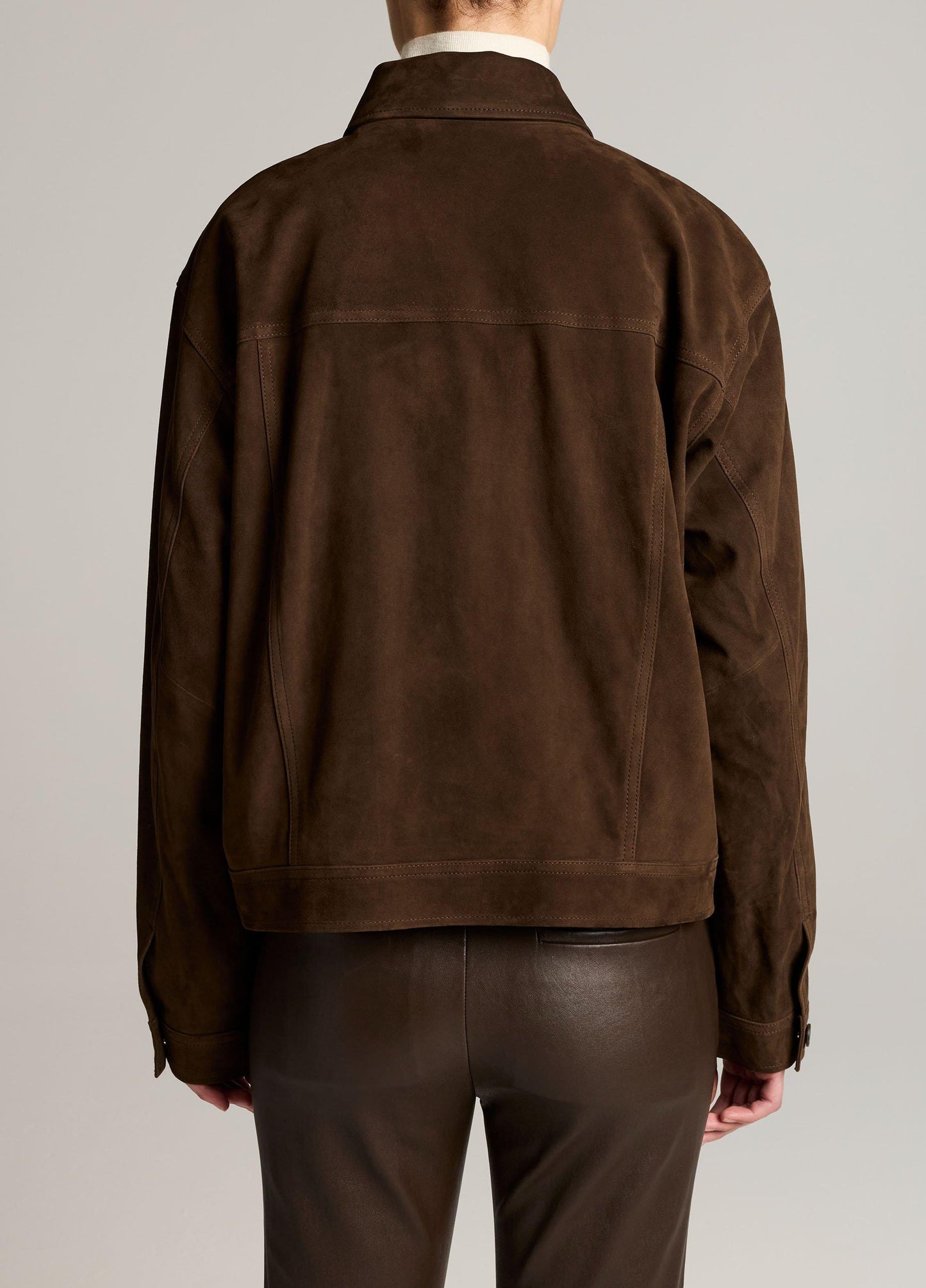 Suede Trucker Jacket - US 6377