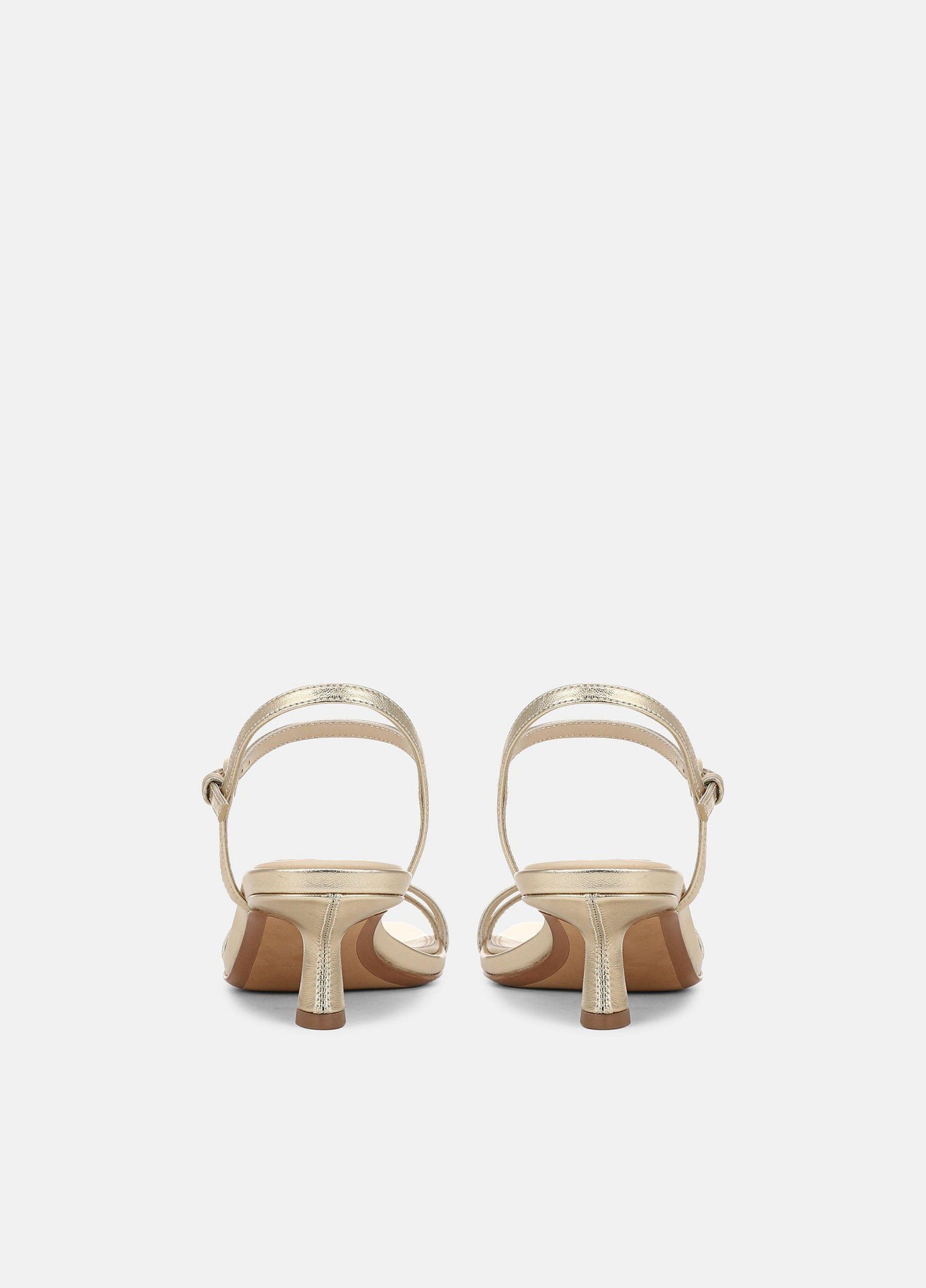 Tilda Metallic Leather Heeled Sandal - US 0367