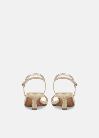 Tilda Metallic Leather Heeled Sandal - US 0367