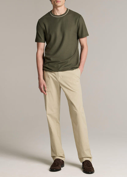 Tipped Pima Cotton Piqué T-Shirt - US 6944