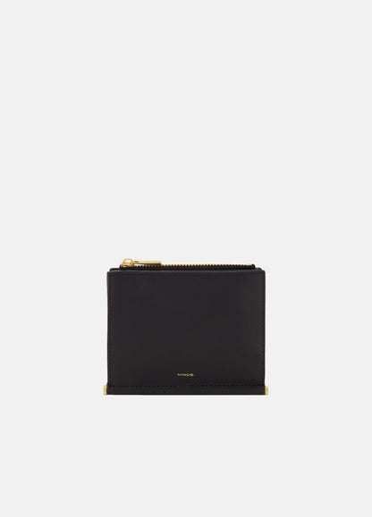 Toggle Bar Leather Bifold Wallet - US 0682