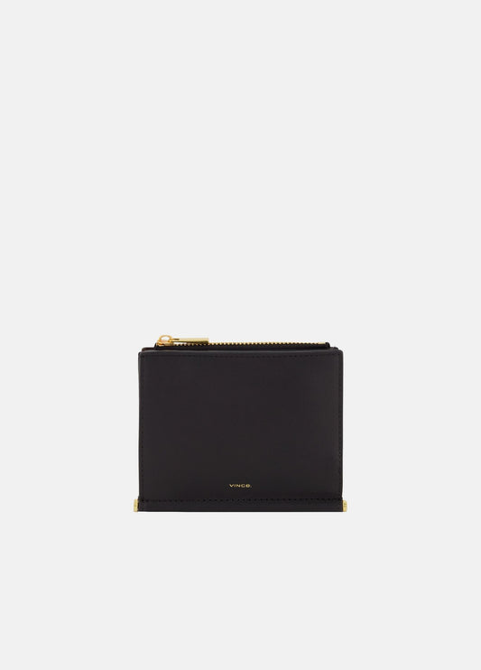 Toggle Bar Leather Bifold Wallet - US 0682