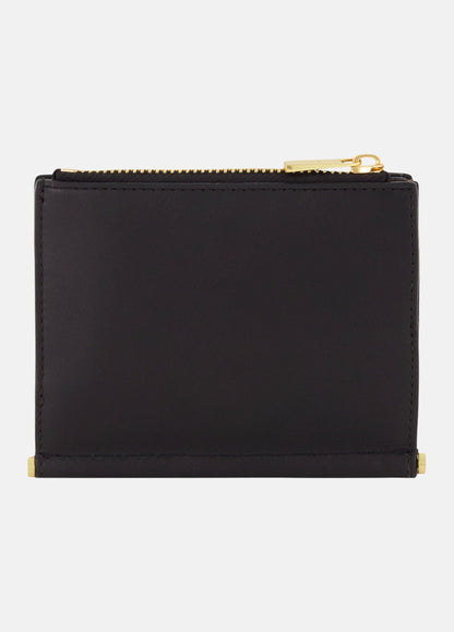 Toggle Bar Leather Bifold Wallet - US 0682