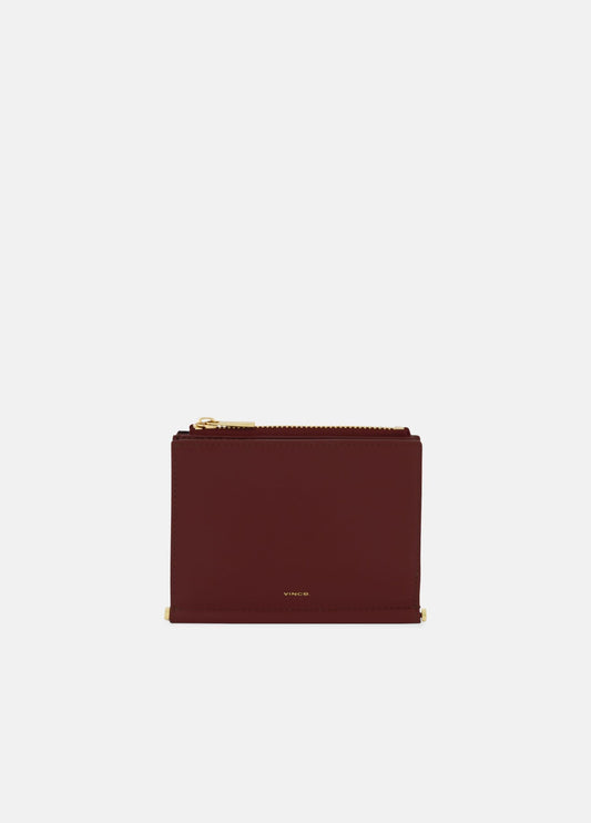 Toggle Bar Leather Bifold Wallet - US 8603