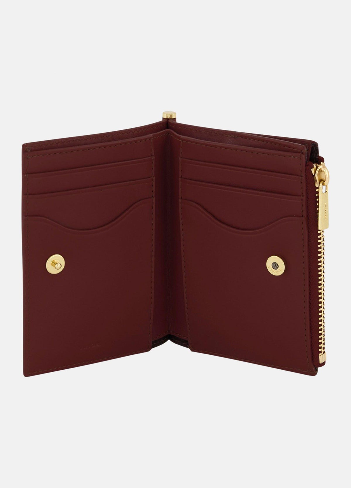 Toggle Bar Leather Bifold Wallet - US 8603