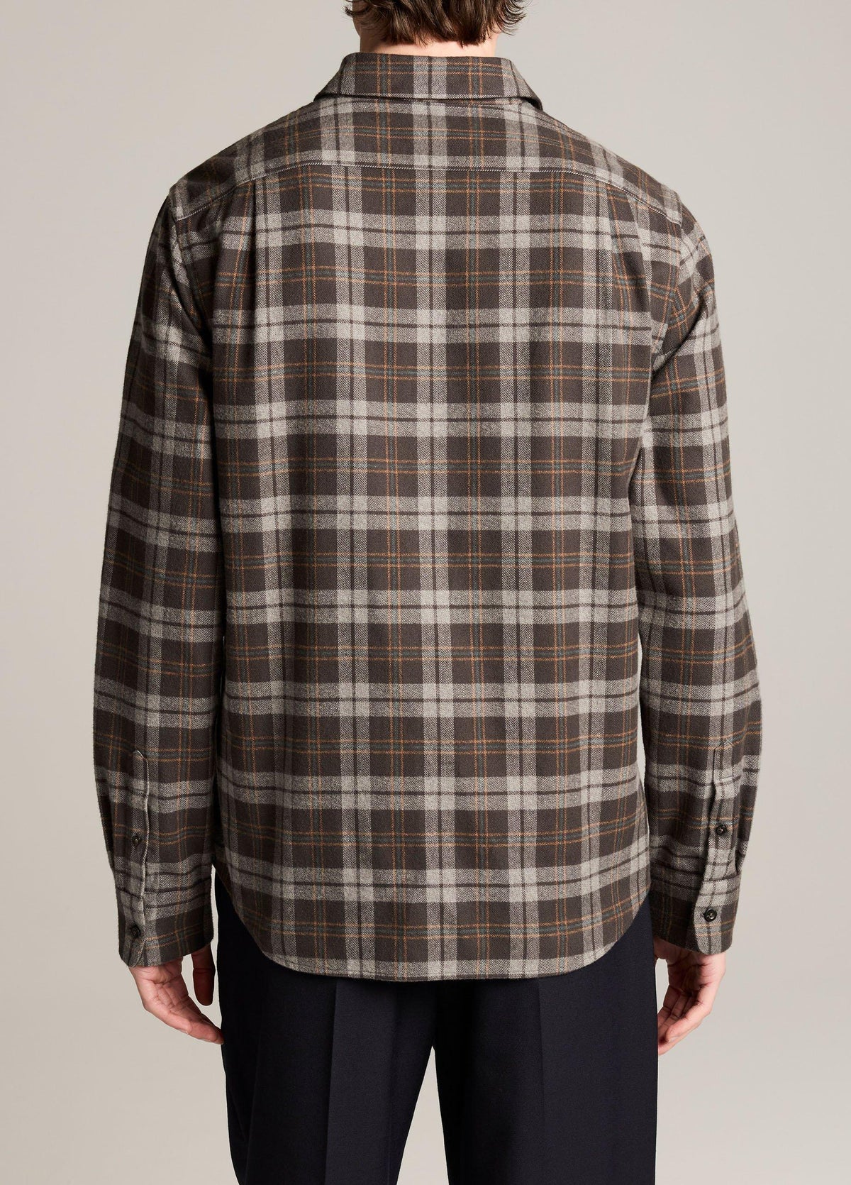 Tom Plaid Cotton Button-Front Shirt - US 7628