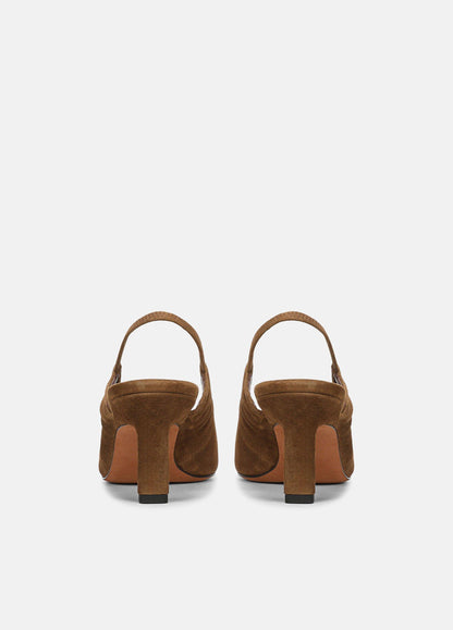 Venice Suede Slingback Heel - US 2076