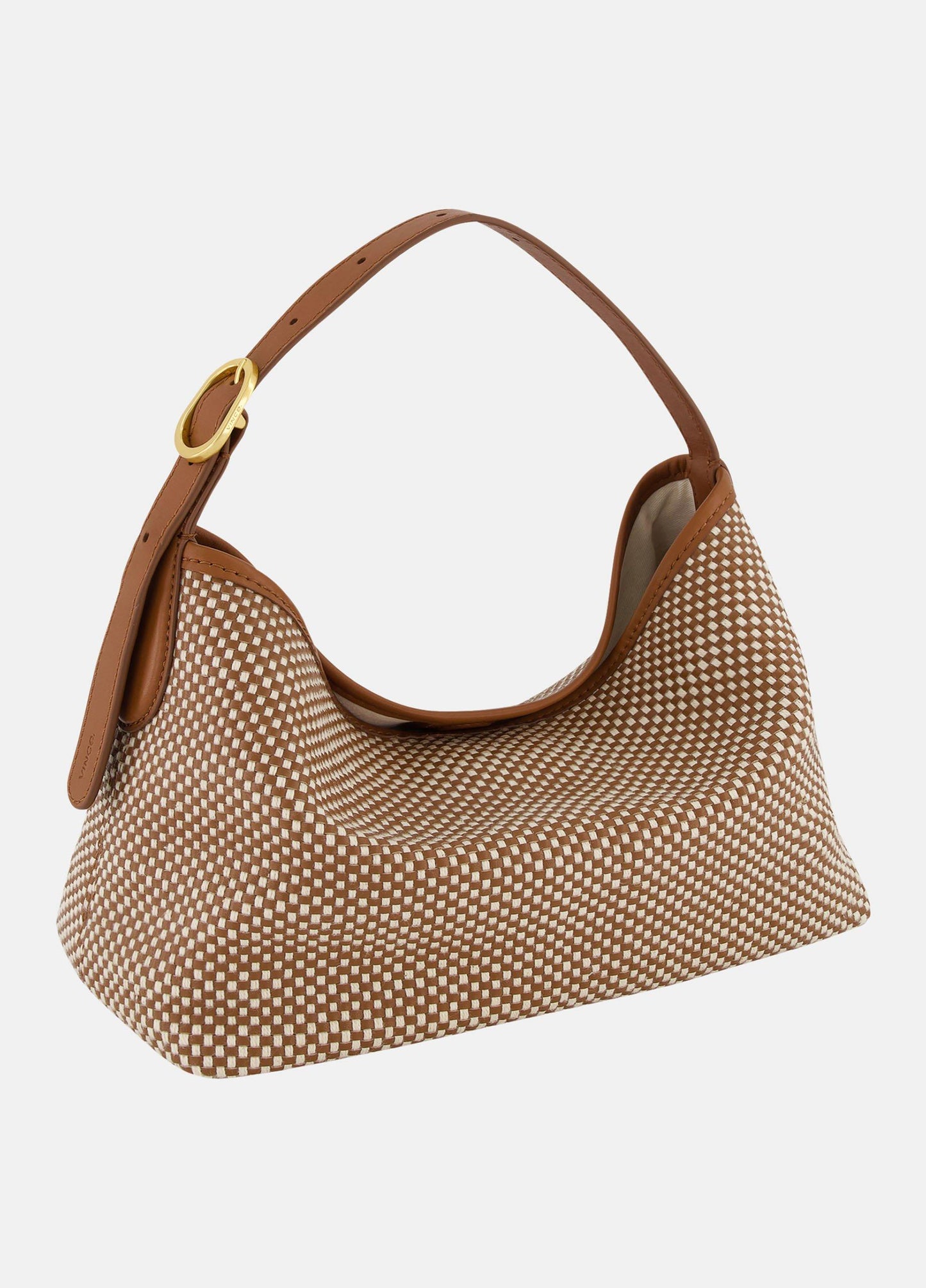 Vivian Woven Leather Small Hobo Bag - US 6062