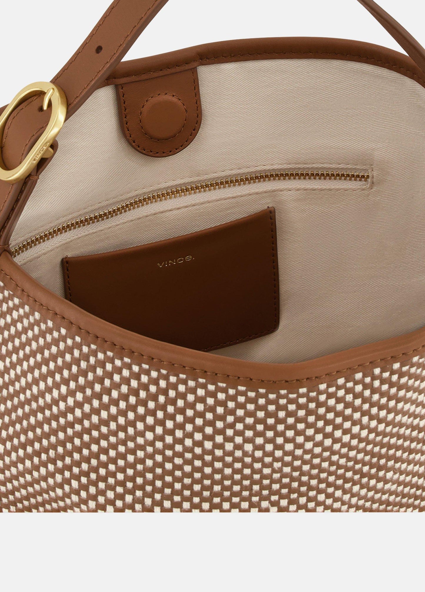 Vivian Woven Leather Small Hobo Bag - US 6062