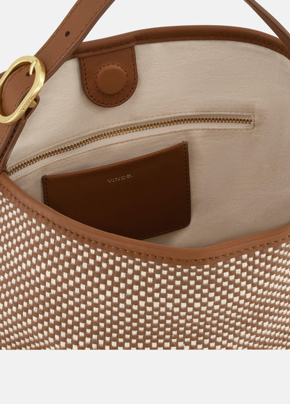 Vivian Woven Leather Small Hobo Bag - US 6062