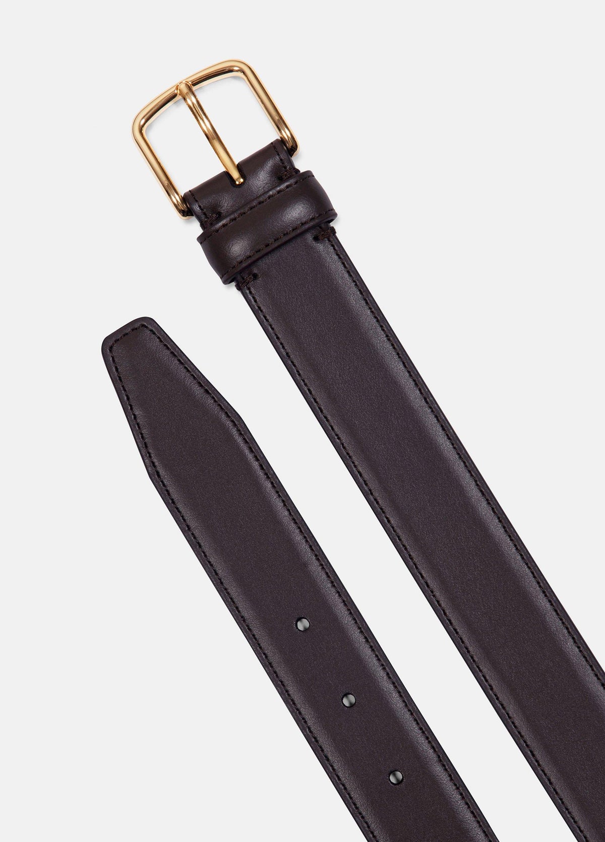 Women’s 32mm Stitched Leather Belt - US 4832